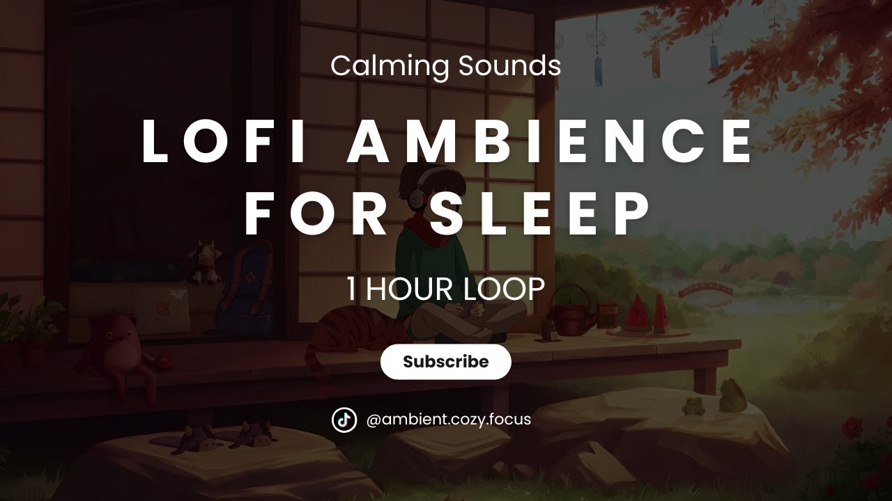 Lofi Japanese Countryside with Ambient Sounds and Visuals 1 hour loop