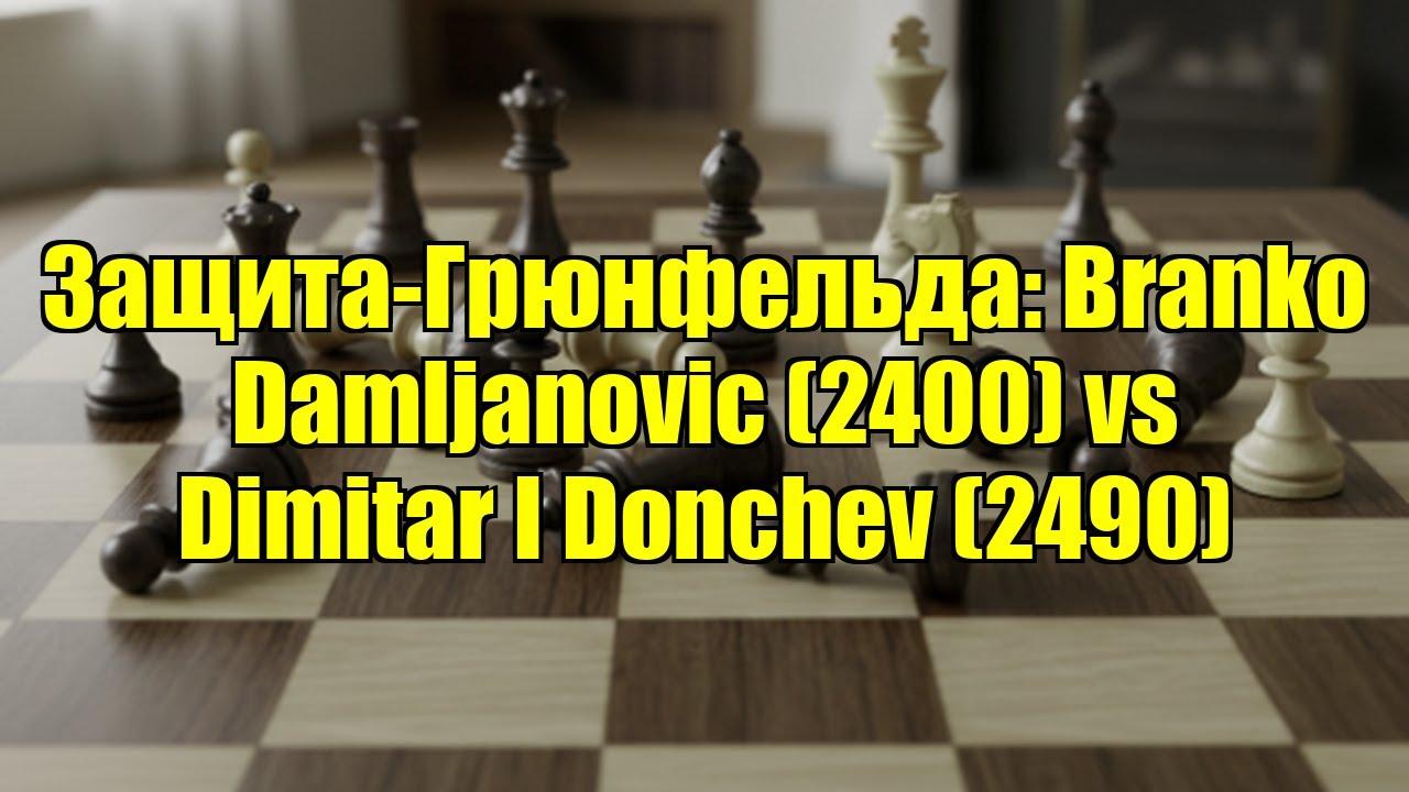 Защита-Грюнфельда: Branko Damljanovic (2400) vs Dimitar I Donchev (2490)