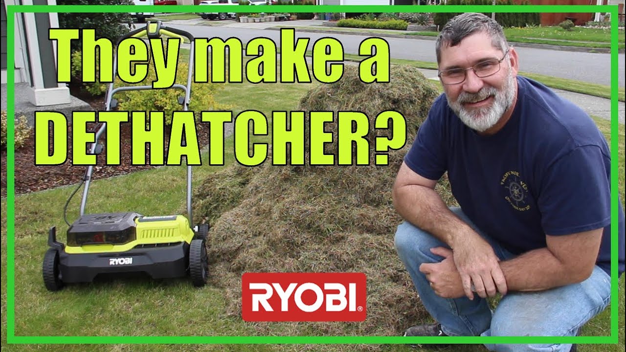 NEW Ryobi Dethatcher/Scarifier now available the USA! | UNBOX and DEMO! | 2021/28