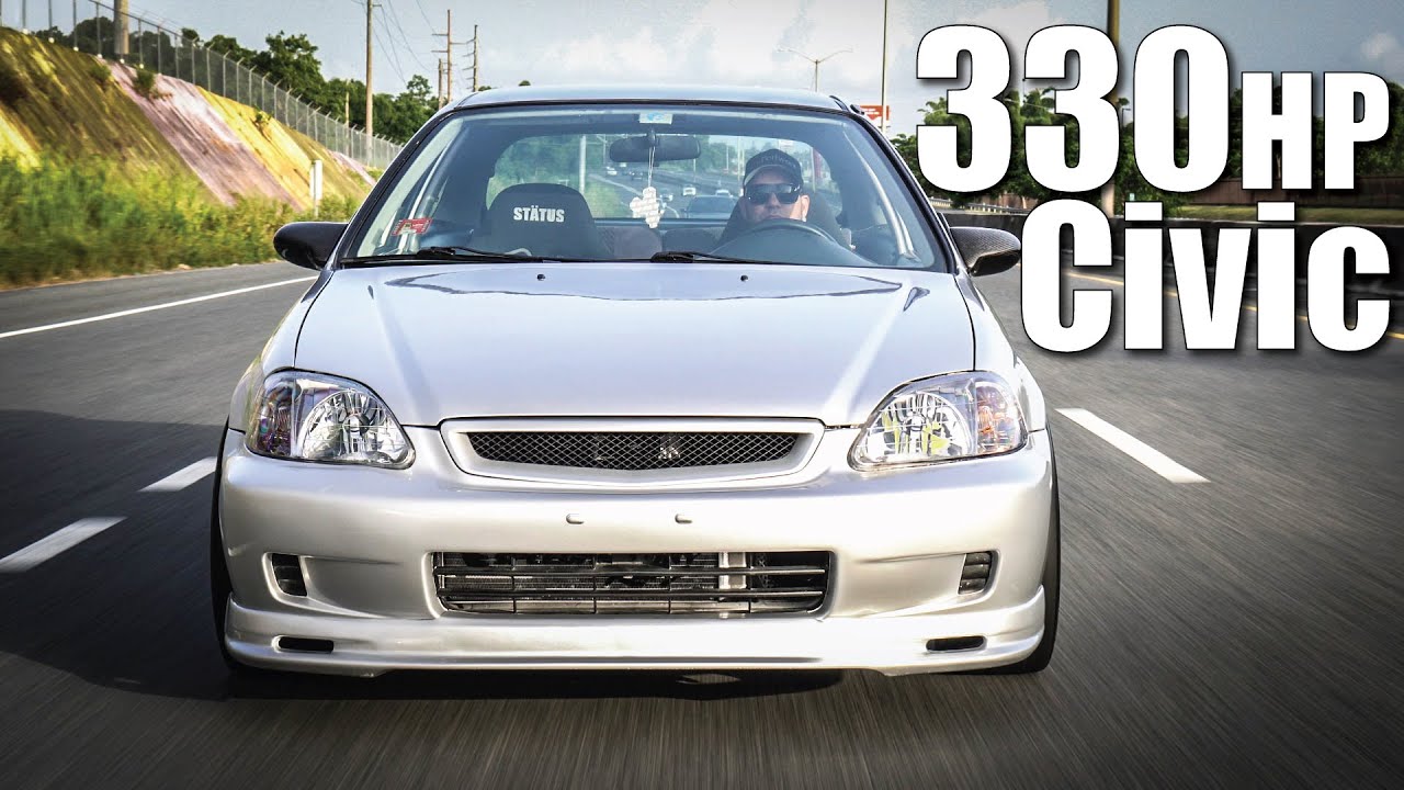300HP Civic All Motor K-Swap K24 EK Hatch | Car Stories #29
