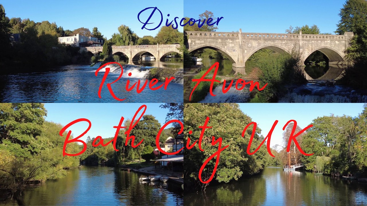 Discover River Avon at the City of Bath in Somerset United Kingdom.