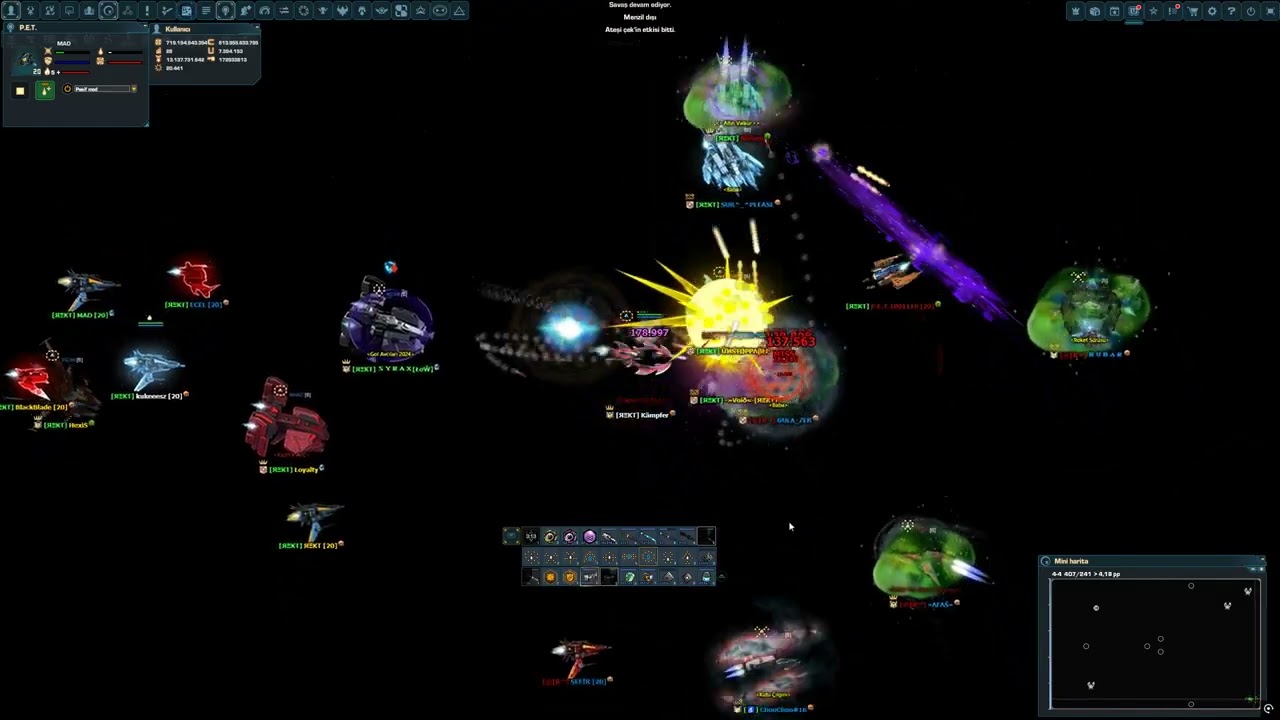Darkorbit GE3 4-4 Fight