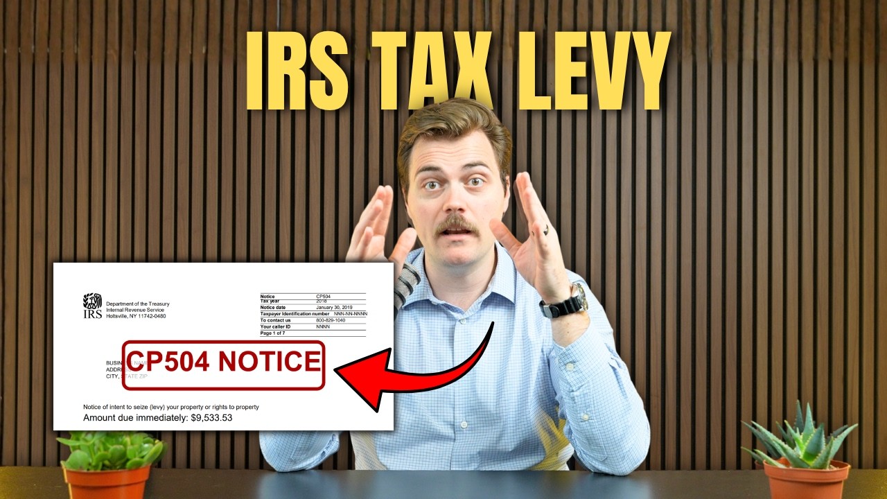 IRS Levy Warning: What CP504 Really Means