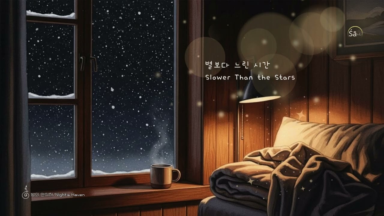 별보다 느린 시간🌨눈 내리는 겨울밤,  재워줄 따뜻한 잔잔한 수면 재즈 피아노 /Relaxing Jazz Piano for Sleep
