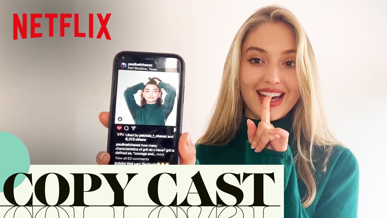 We Copied Each Other's IG Photos | Copy Cast w/ Ashley Garcia | Netflix Futures