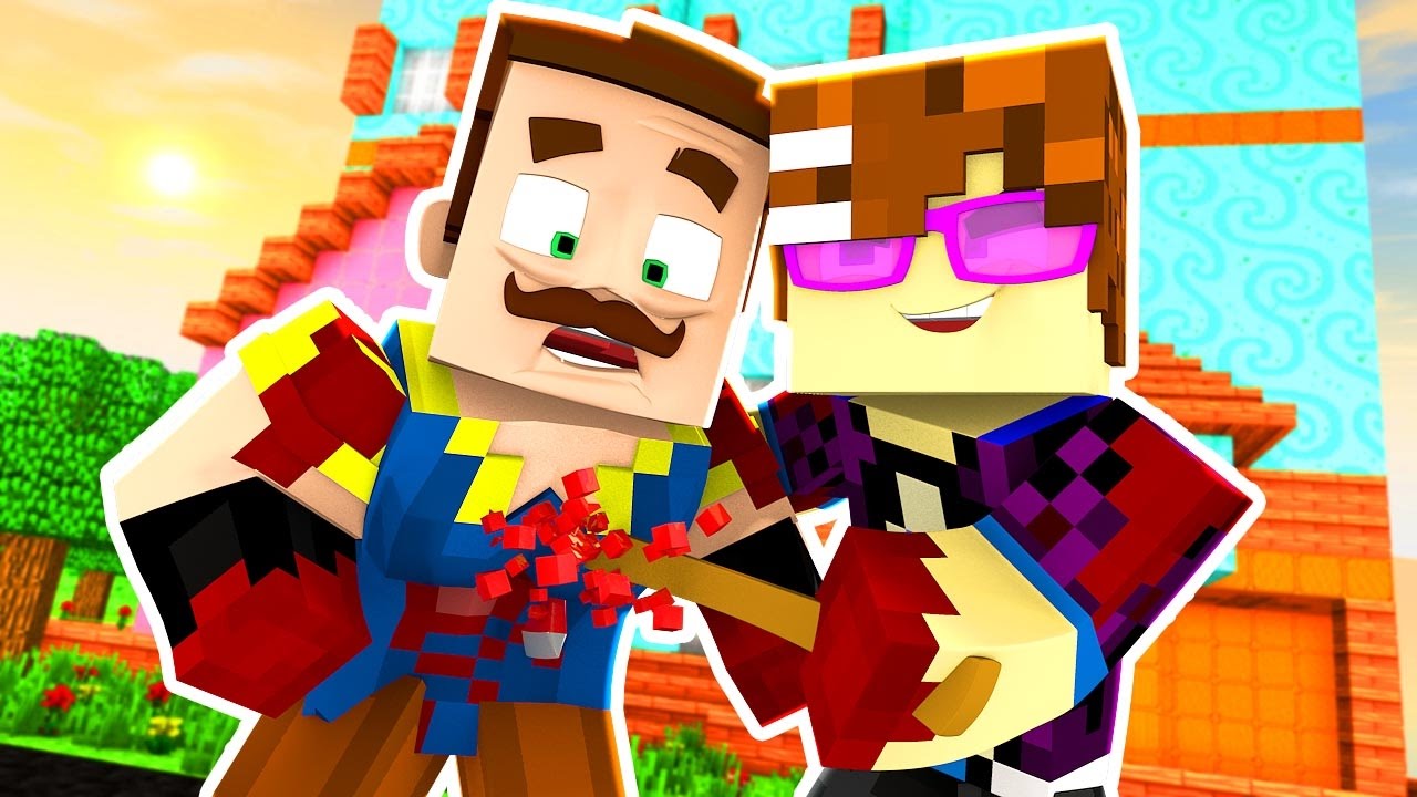 KILLING THE NEIGHBOR!? | Hello Neighbor Minecraft Roleplay
