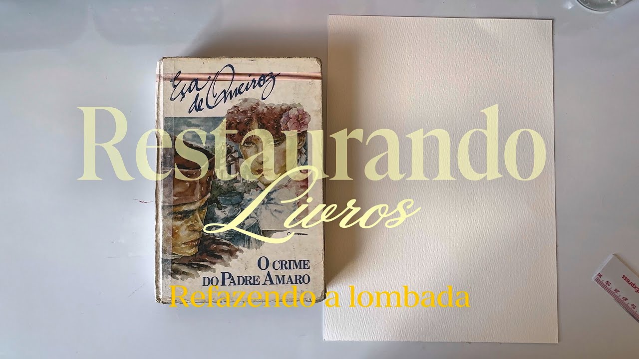 Fazendo lombada de livro