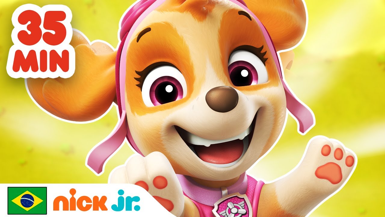 Patrulha Canina | 35 MINUTOS do melhor da Skye! | Nick Jr. em Portugu&ecirc;s