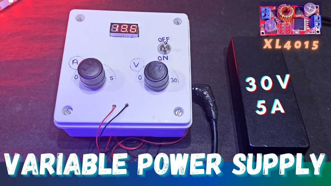 Dc adjustable power supply from laptop charger | XL4015 buck converter