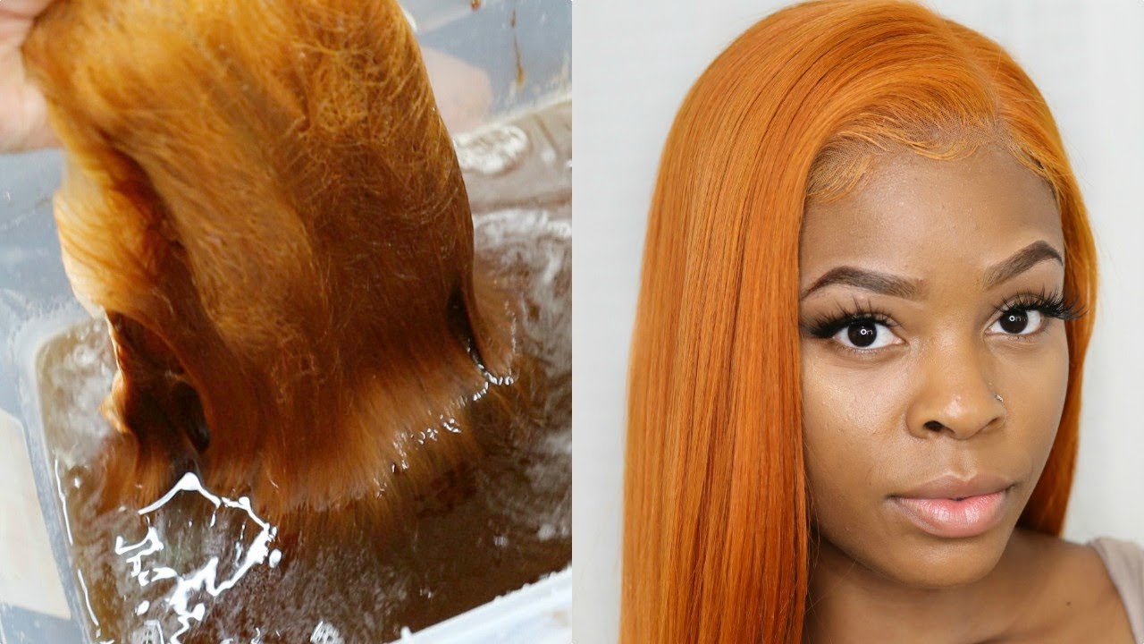 OK GINGER BADDIE! Watercolor, Style + Install Ft. Wiggins Hair