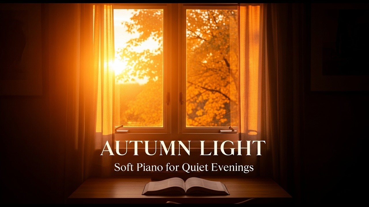 Autumn Light — A Quiet Evening to Slow Down | Soft Piano for Focus & Relaxation