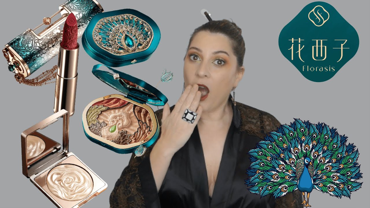 PROBANDO el MAQUILLAJE más LUJOSO Y BONITO, que he tenido/🎎 FLORASIS* 🦚Vale lo que cuesta?