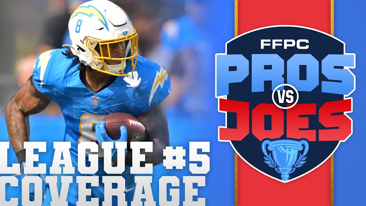 FFPC Pros vs Joes League #5 Draft: Justin Boone, Dwain McFarland & More