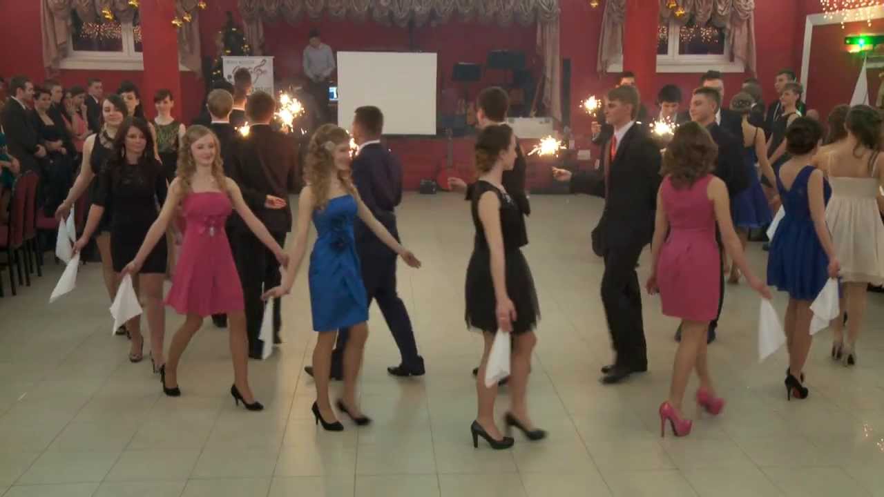 Bal Maturalny ZSME w Żywcu - Polonez - 18 styczeń 2014