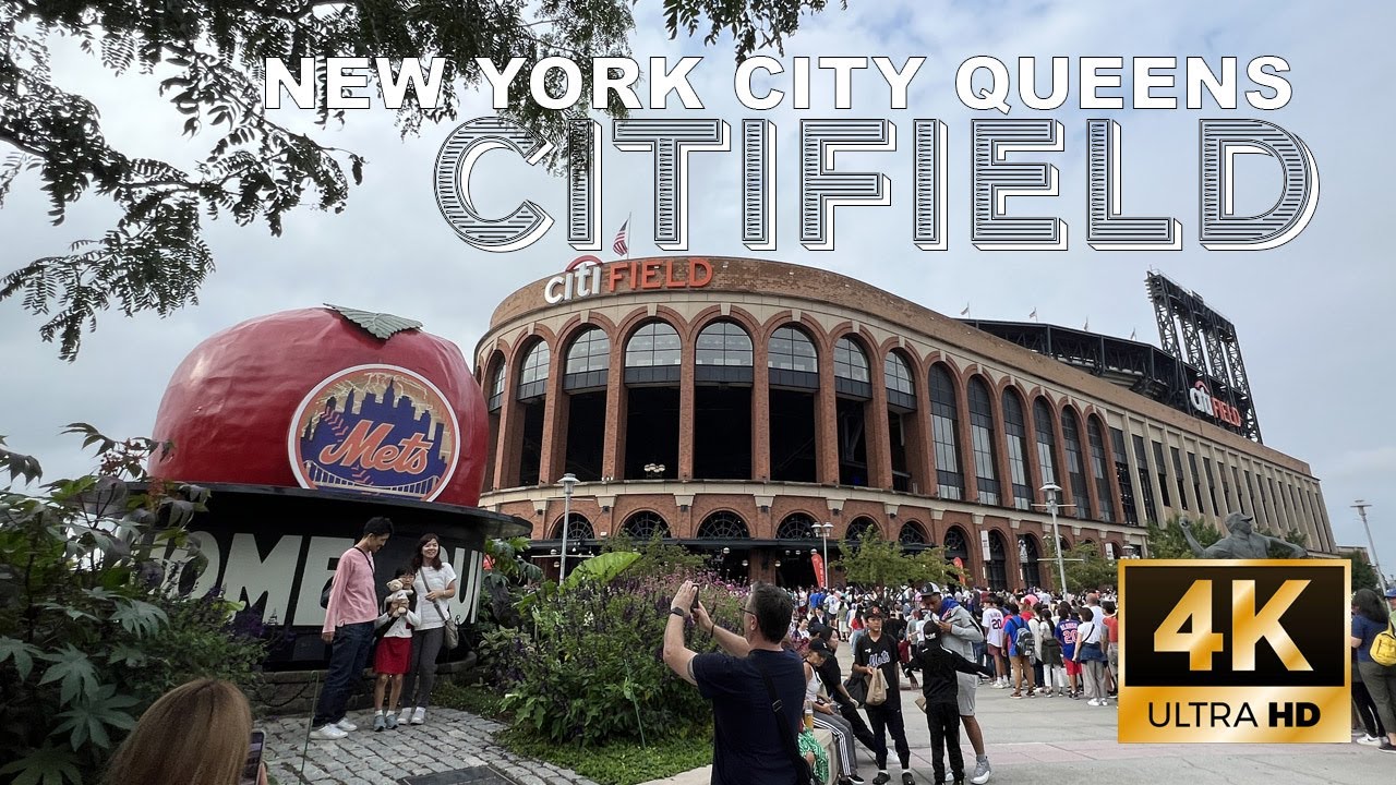 Citifield baseball Stadium Walking Tour New York Mets vs  Angels Ohtani Japanese Heritage Day 4K