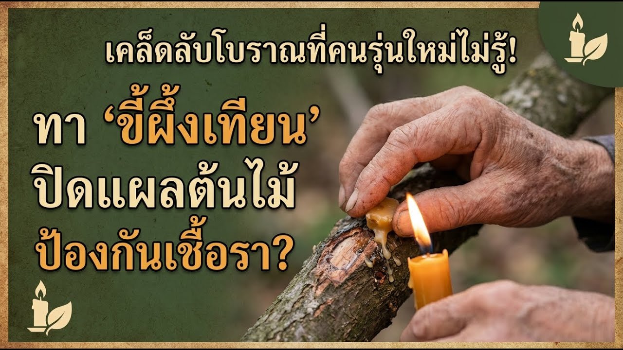 แว็กซ์เทียนทาแผลไม้: เคล็ดลับชาวบ้านต้านรา-ฟังดูง่าย แต่ได้ผล!