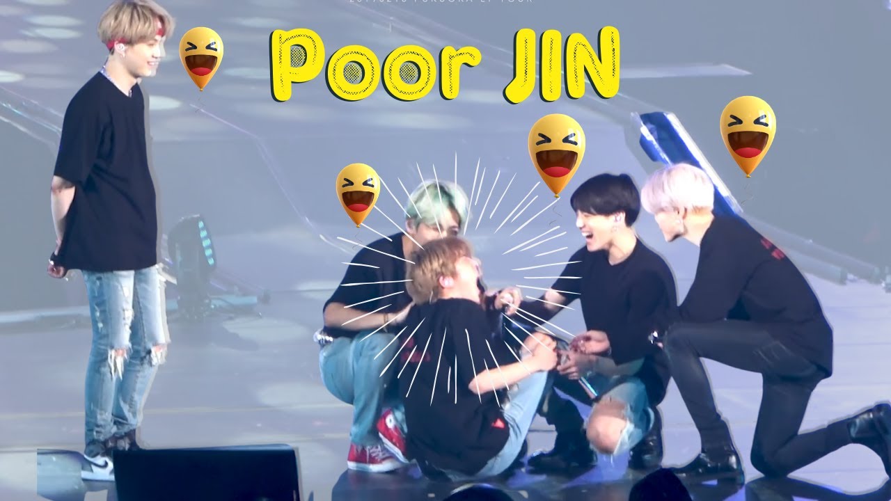 When BTS trolls Jin - Poor Jin | 방탄소년단이 진을 트롤링할 때