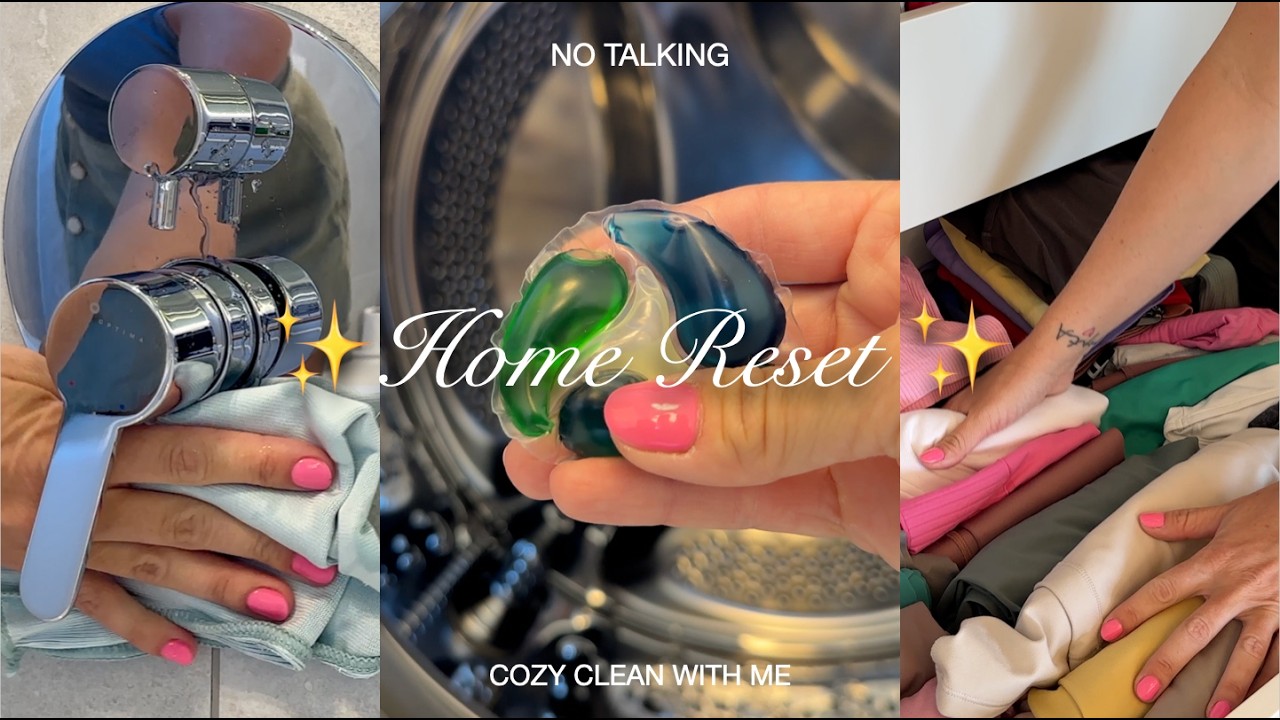 Satisfying Home Reset ✨ ASMR Cleaning Motivation | Mattress Refresh, Bathroom Deep Clean & Laundry