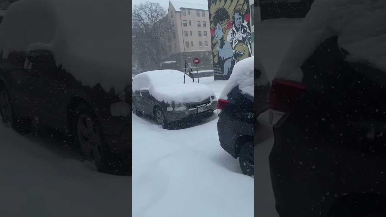 Сильная снежная буря