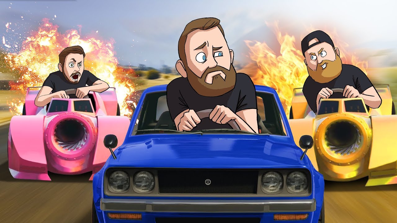 Escape The Rocket Car Challenge! | GTA5