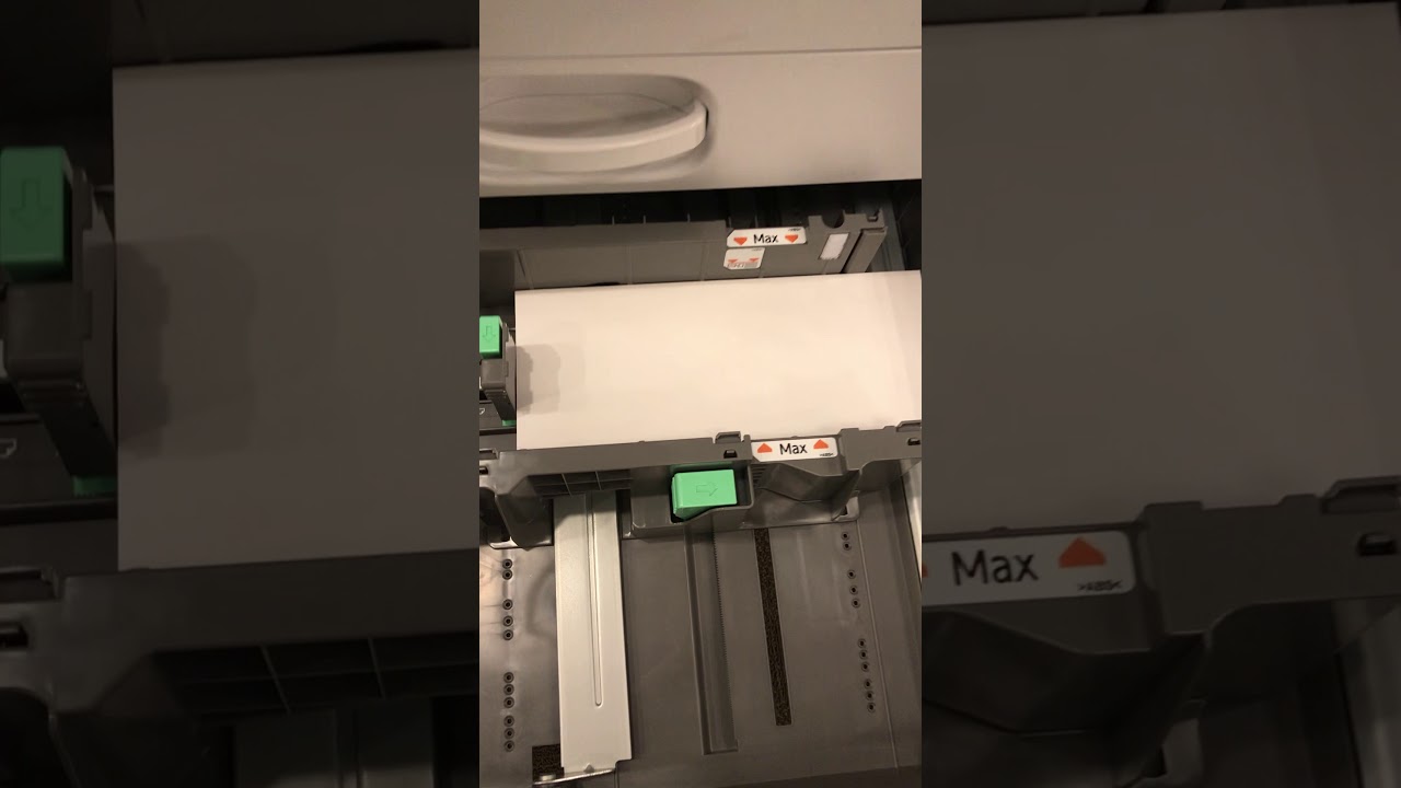 Ricoh IM C3000 envelope printing
