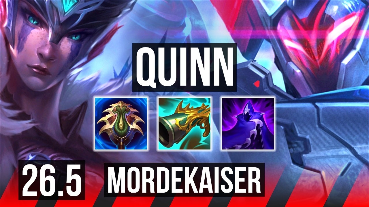 QUINN vs MORDEKAISER (TOP) | EUW Grandmaster | 26.5