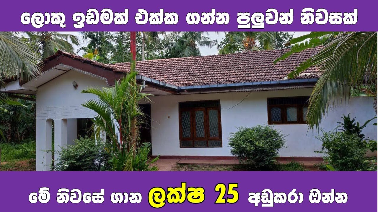 මෙන්න ලක්ෂ 25ක් අඩු කරපු නිවසක් | House for sale with big land | PB Home