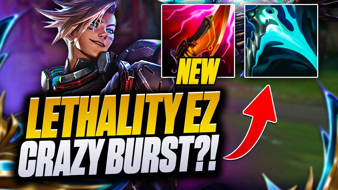 Season 14 Lethality Ezreal has crazy burst! (Challenger Ezreal Full Gameplay )