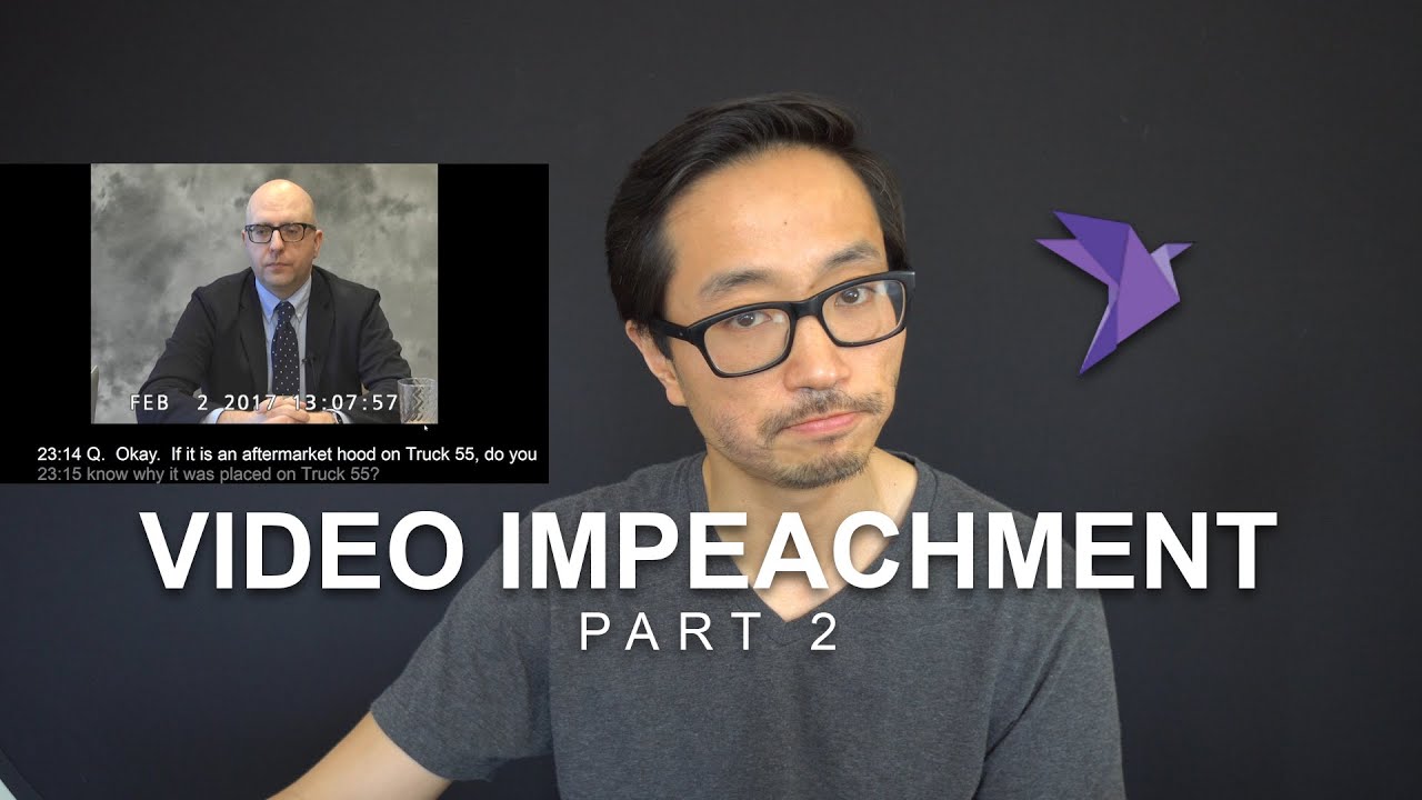 OnCue Video Impeachment Part 2
