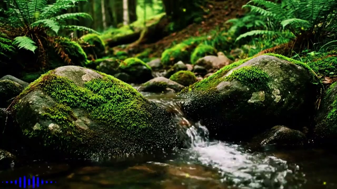 Sanfte Bachgeräusche im Wald 🌿 | 3 Stunden 28 Minuten Flussrauschen zum Einschlafen & Entspannen