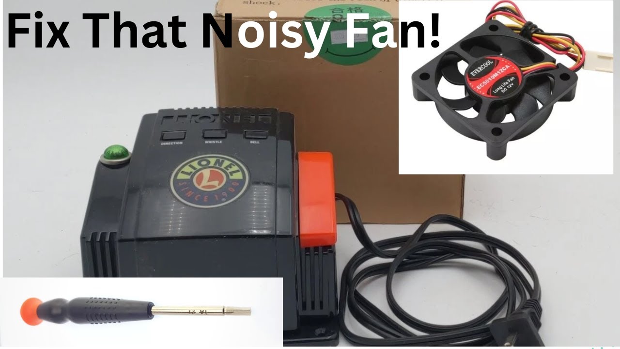 Lionel CW-80 Transformer Cooling Fan Repair