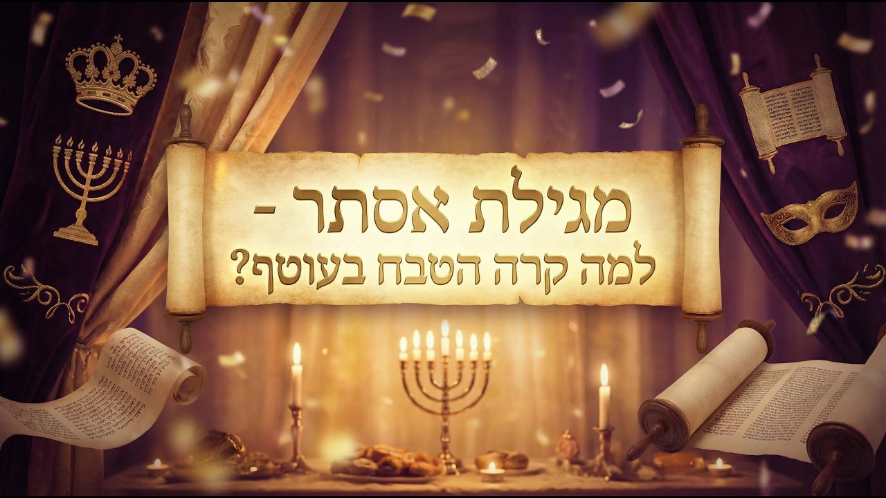פורים - מגילת אסתר - למה קרה הטבח בעוטף? | הרב יוסף צ. בן פורת - תשפ