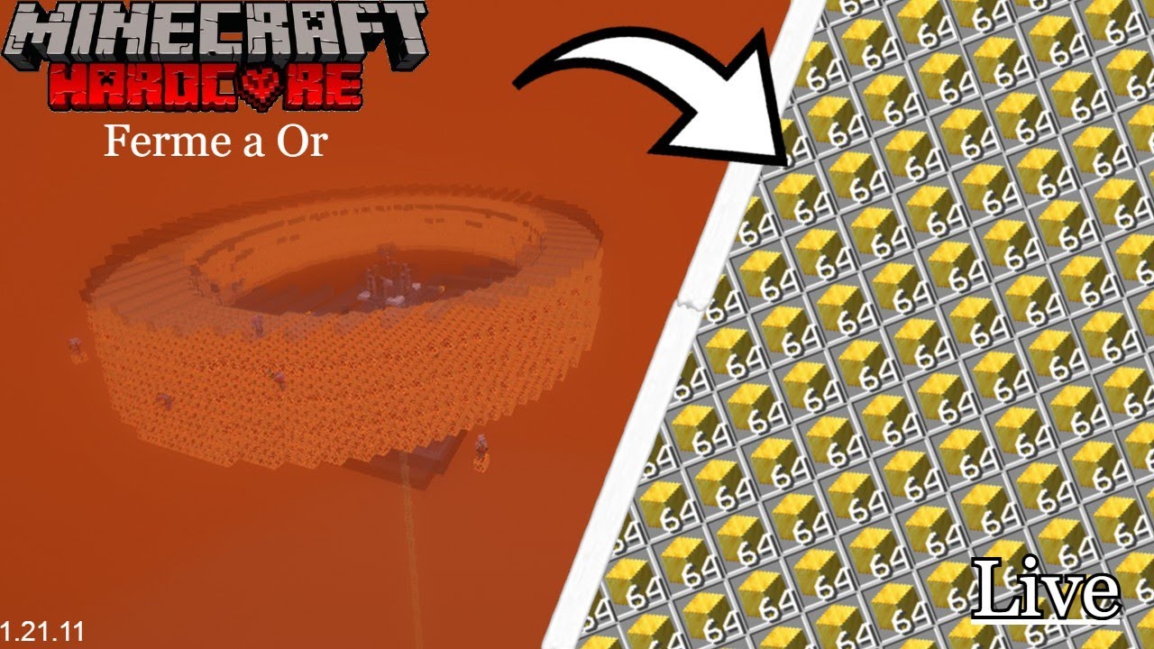 LIve build OR farm, Minecraft Hardcore (+190 jour)