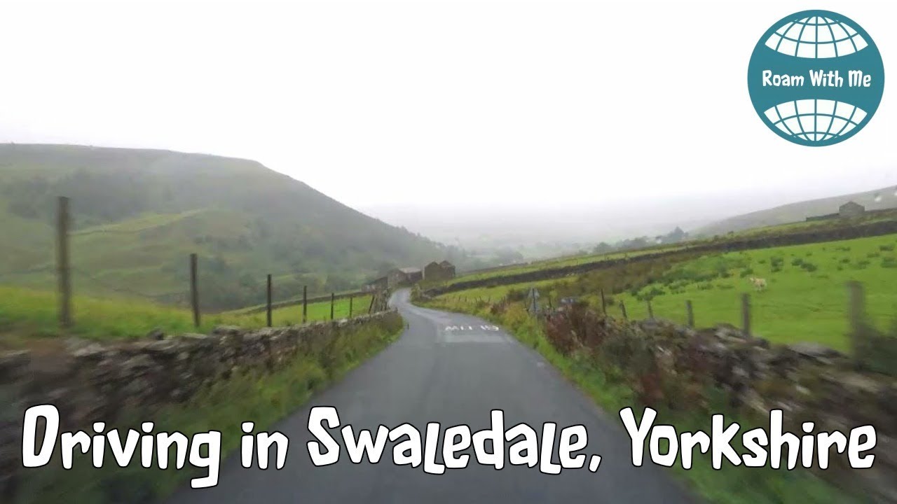 Driving in Upper Swaledale, Yorkshire, slowtv style