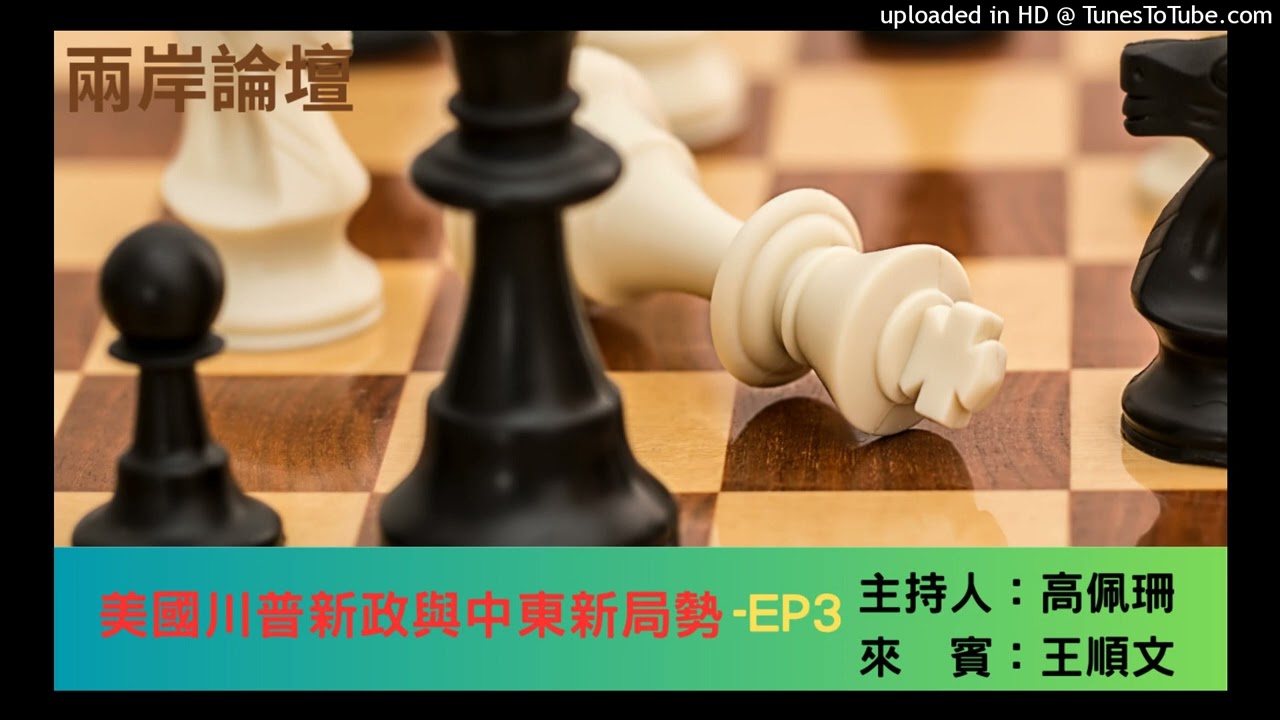 兩岸論壇-高佩珊(來賓王順文)-美國川普新政與中東新局勢-EP3