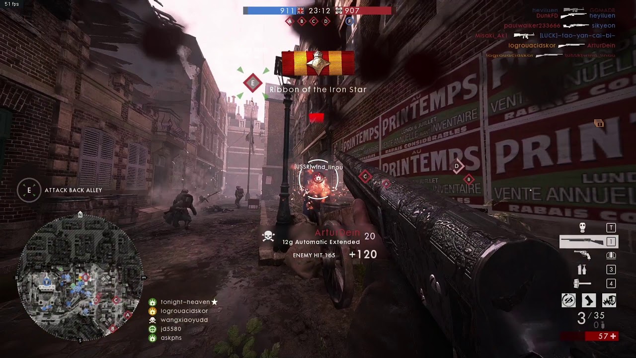 [BF1 Clip] Browning Auto 5, Pushing the Point