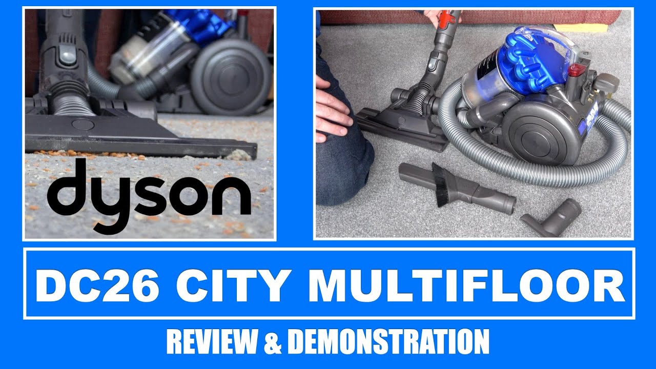 Dyson DC26 City Vacuum Cleaner Review & Demonstration - Small But Mighty!