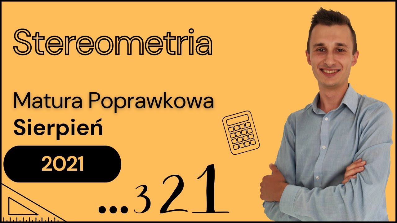 Matura Poprawkowa Sierpień 2021 Zadanie 25 - Jak mając przekątną sześcianu obliczyć jego objętość?