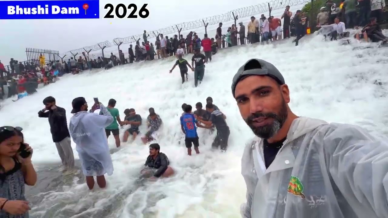  | Bhushi Dam 📍Overflow Today| Bhushi dam #lonavala #bhushidam #rain #trending #mansoon