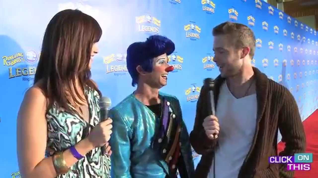 Benjamin Stockham, Cat Cora and Clown Billy Murray Interviews - Legends Premiere - Ringling Bros