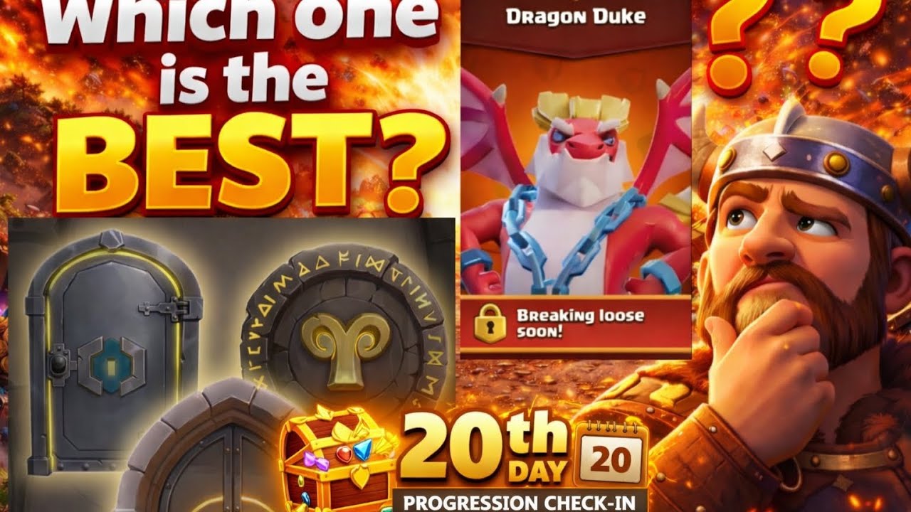 Which Door Is The BEST? 🚪🔥 20th Day Progression Check!