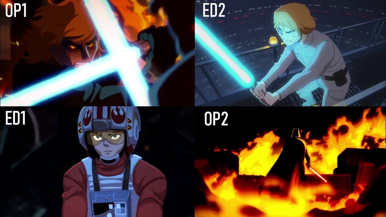 Star Wars Anime COMPLETE EDITION - All S1 Openings & Endings (Creditless)