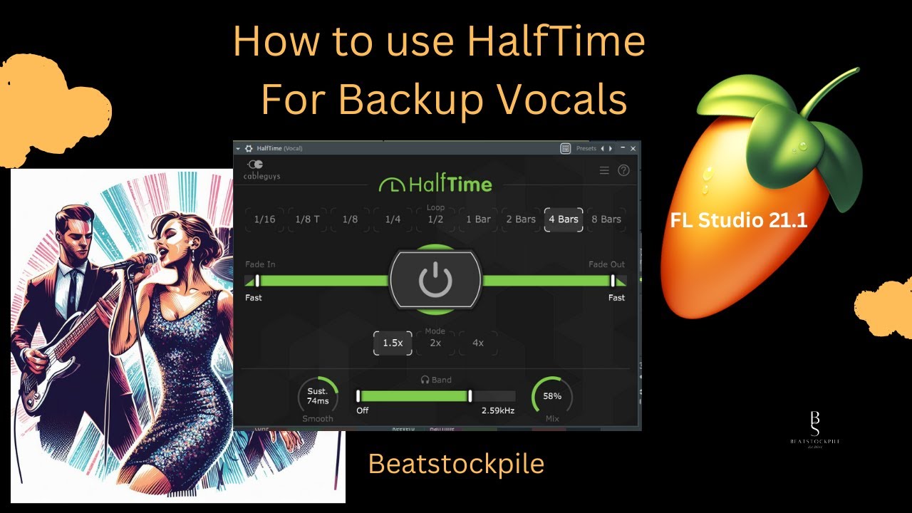 How to use Halftime to make Background Vocals