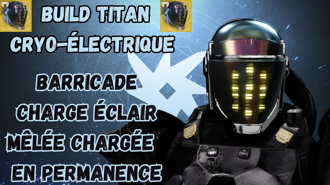 Destiny 2 Build Titan Cryo-Electrique SPAM De Mêlée Et De Charge-Eclair!