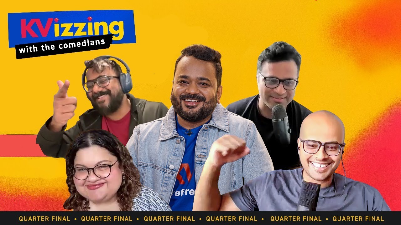 KVizzing with the Comedians Visual Edition QF1 I Quiz I Quiz Show I Quizzing I Kumar Varun