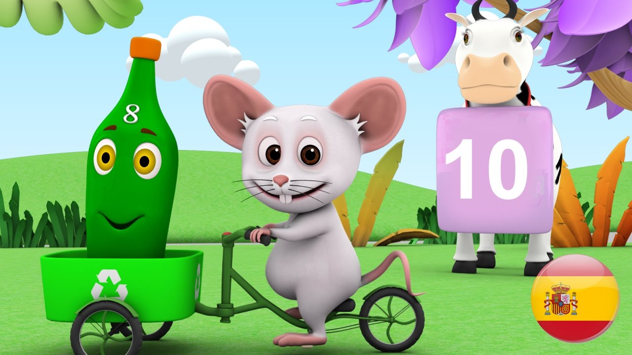 diez botellas verdes | canciones para niños | musica infantil  | canciones infantiles en español