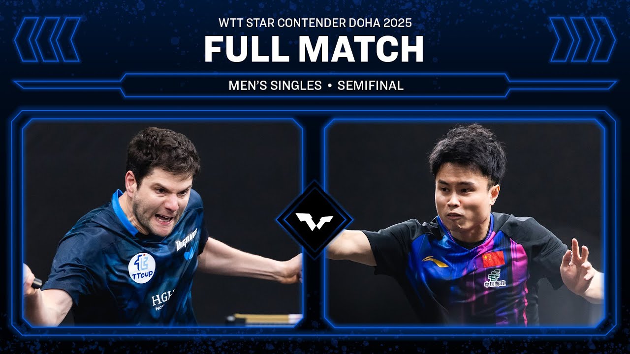 FULL MATCH | Dimitrij Ovtcharov vs Zhou Qihao | MS SF | WTT Star Contender Doha 2026
