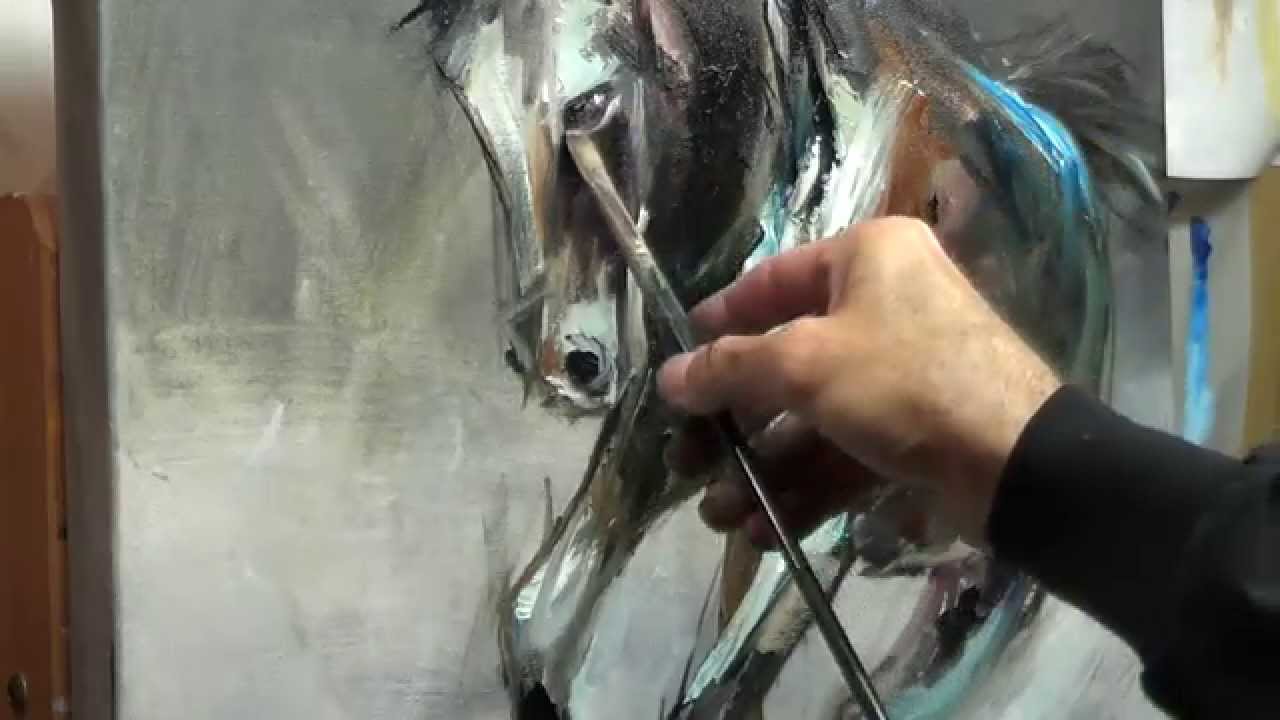 Impressionist Oil Painting- Horse