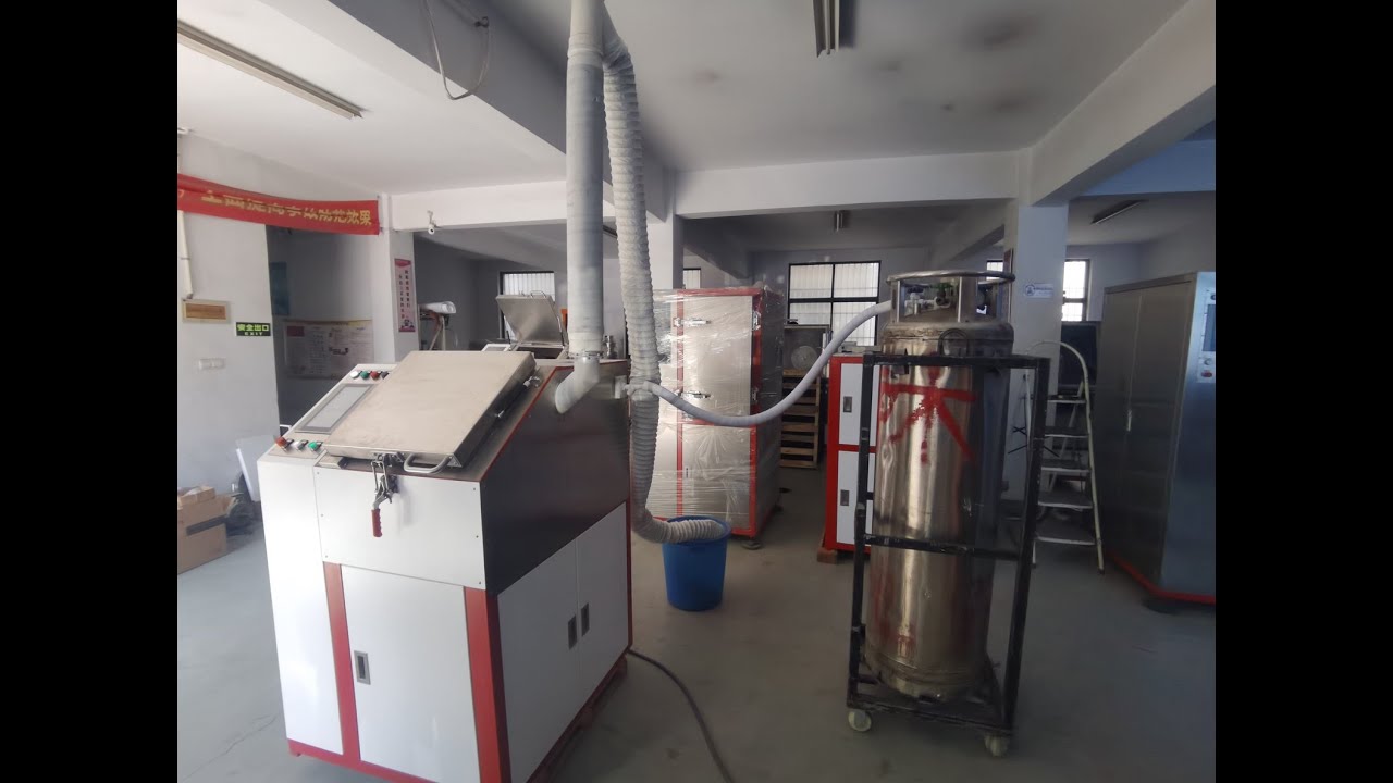 PG-40T Cryogenic Deflashing&Deburring Machine On Deflashing O-rings