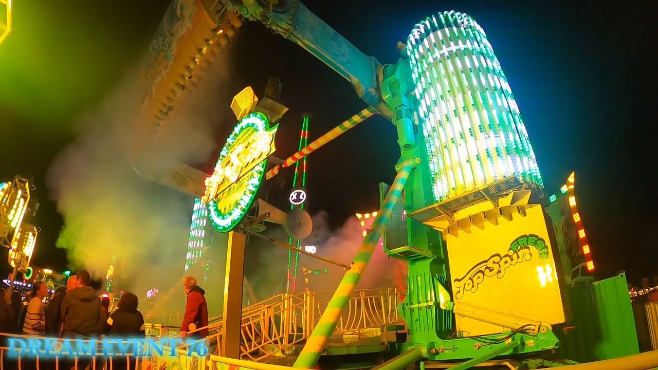 Manège Top spin fresh ( 76 ), foire saint romain 2022, Rouen ( 76 )
